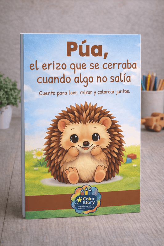 Púa, el erizo que se cerraba cuando algo no salía - ColorStory